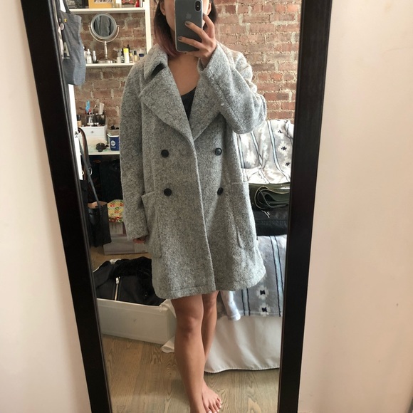 Zara Jackets & Blazers - Zara Double Breasted Wool Coat